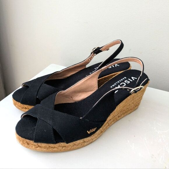 Viscata Barcelona Wedge Heels Size 38 - Picture 2 of 5